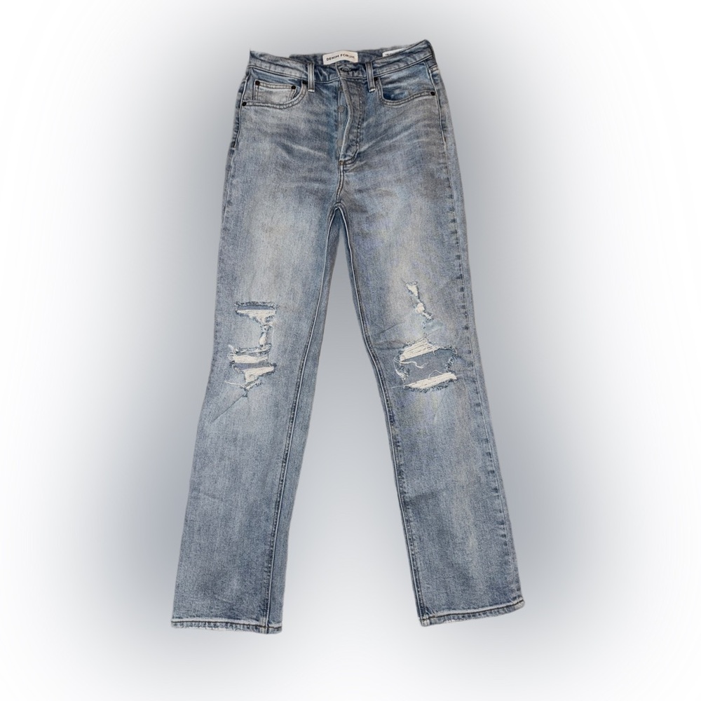 Aritzia high rise straight leg jeans